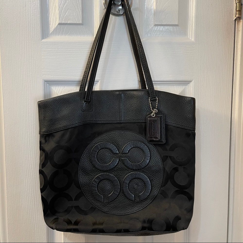 Black Coach Tote Bag